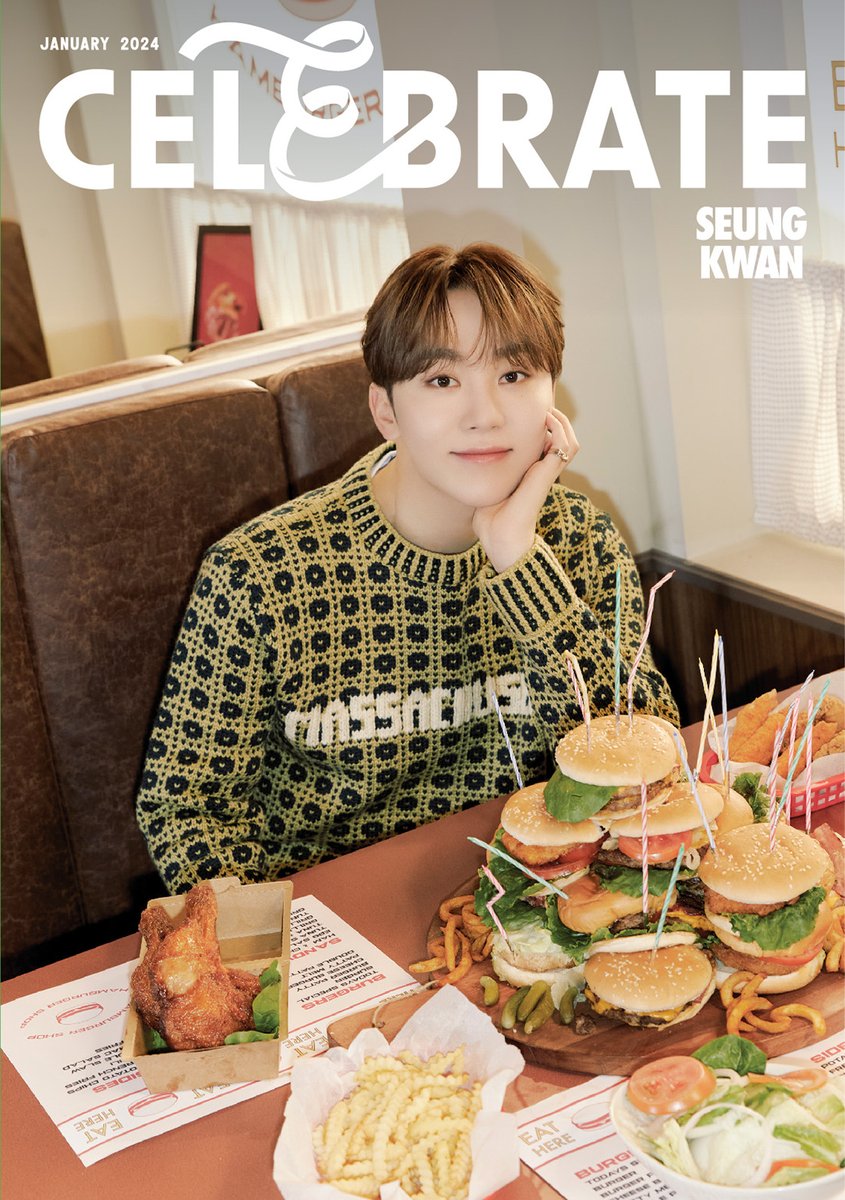승관과 함께한 1월 호 커버와 비하인드 컷📸❤ HAPPY SEUNGKWAN DAY