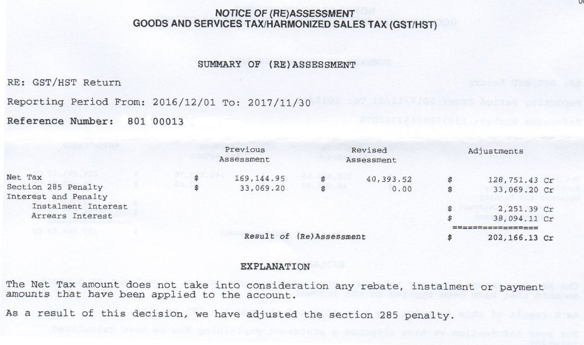 With a Notice of Objection we recovered the vast majority of the tax dollars at issue following an inflated audit assessment.