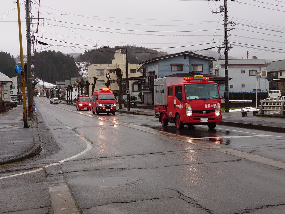 MyokoShobodan's tweet photo. 【妙高市出初式】
例年通り実施しました。
・市中パレード
・神社参拝
・式典
#妙高市消防団
#出初式 https://t.co/LbSwbmb8fr