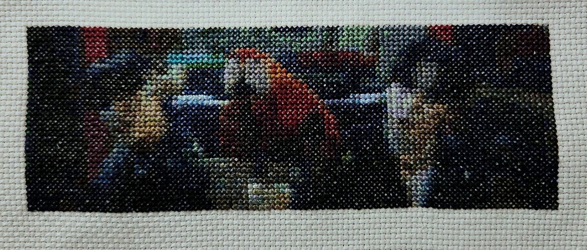 slow it down, make it bouncy 🌶🦜

#ATEEZ #ATEEZfanart #artiny #creatiny #crossstitch #xstitch #needlework