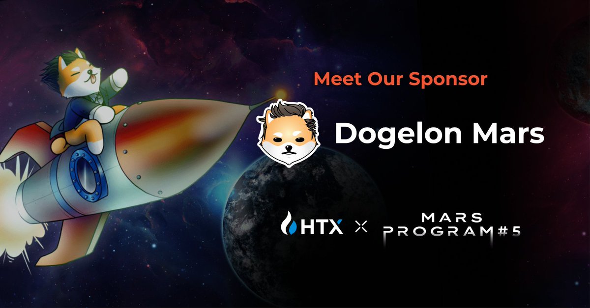HTX_Global's tweet photo. Thanks to the contributor of #HTX Mars Mission #5:

🚀 $ELON @DogelonMars

1 Fortunate recipient wins a 50 BILLION $ELON bonus!

Mint your space NFT to enter to win!

Start👉https://t.co/BGmj2DvEHe https://t.co/fELZJReVdi