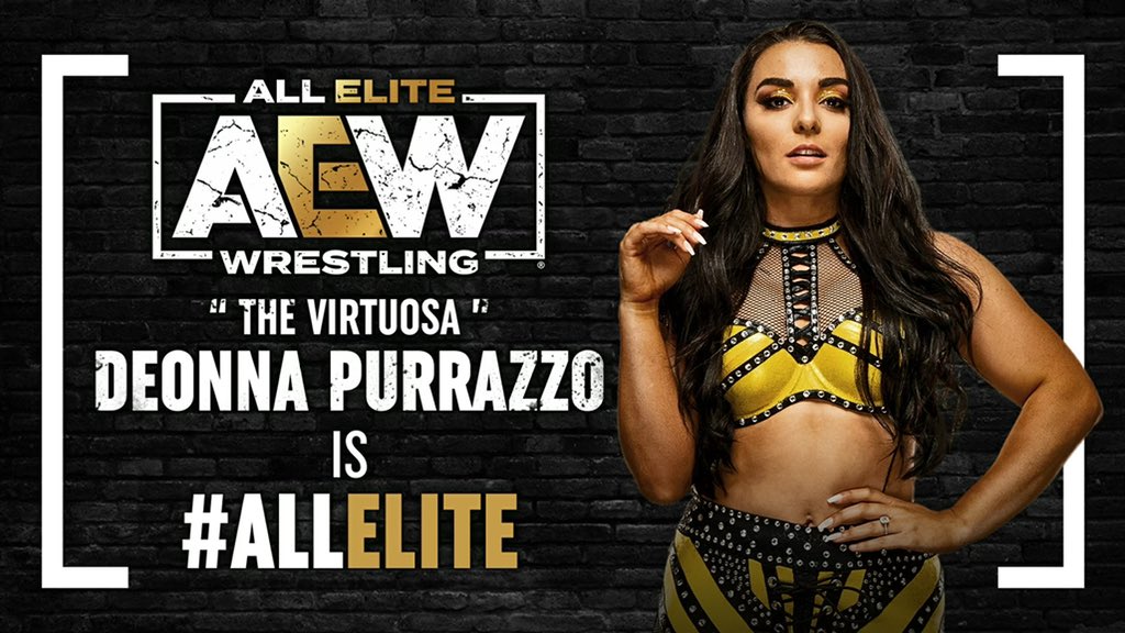 It's official: @DeonnaPurrazzo is ALL ELITE! What a great moment for the hometown hero, The Virtuosa TONIGHT on @TBSNetwork on Wednesday Night #AEWDynamite!