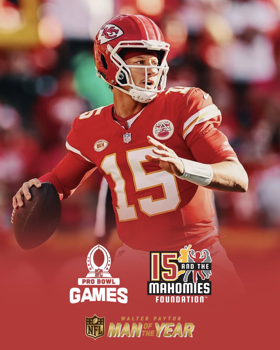 15 and the Mahomies (@15andmahomies) on Twitter photo Congratulations <a href="/PatrickMahomes/">Patrick Mahomes II</a> on your selection to the 2024 #ProBowlGames! #6XSelection
A legend on and off the field!
#WPMOYChallenge +
<a href="/PatrickMahomes/">Patrick Mahomes II</a> Congratulations <a href="/PatrickMahomes/">Patrick Mahomes II</a> on your selection to the 2024 #ProBowlGames! #6XSelection
A legend on and off the field!
#WPMOYChallenge +
<a href="/PatrickMahomes/">Patrick Mahomes II</a>