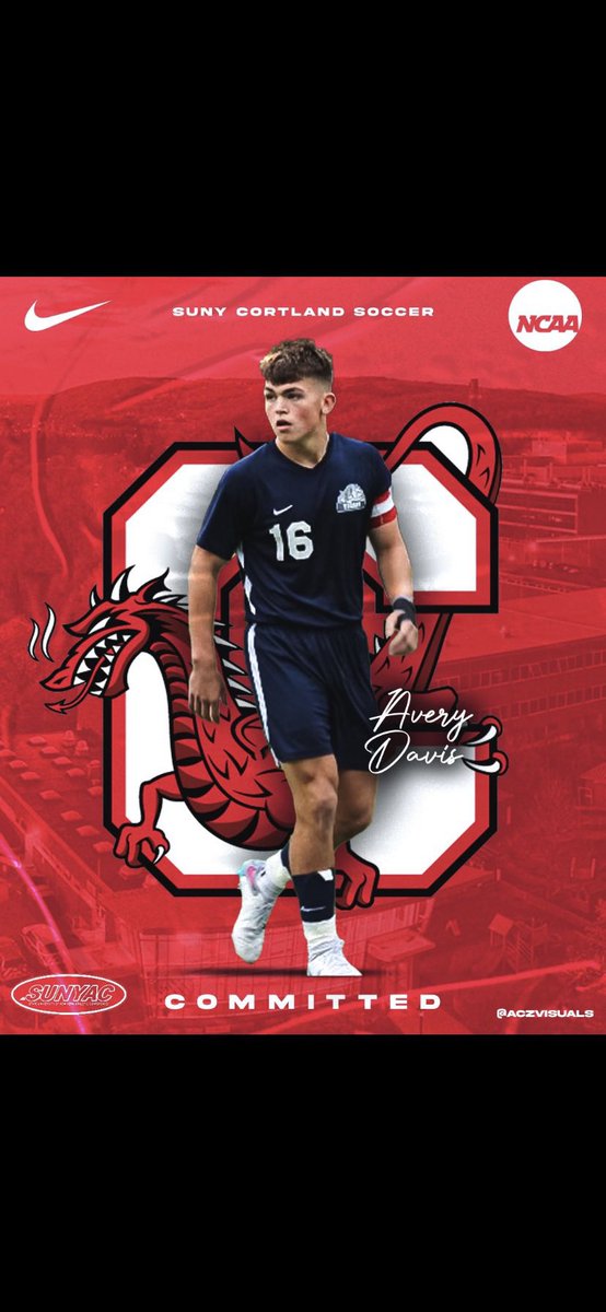 🚨 COMMITMENT 🚨 

3x Section IX Champion Avery Davis of <a href="/BCSDBulldogs/">Beacon Athletics</a> and <a href="/BCSDSoccer/">Craig Seaman</a> will play his college soccer for <a href="/CortlandSoccer/">Cortland Mens Soccer</a> #HViDCamp #NextLevelPlayer