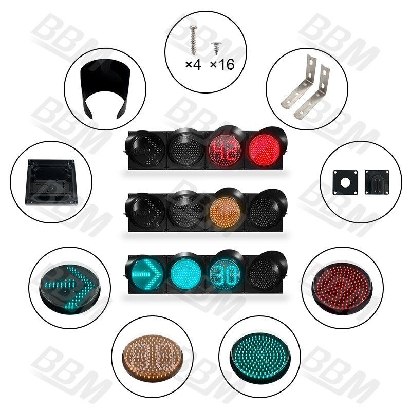 BBMTechnology's tweet image. BBM Technology Company Limited: Create original 300mmR Y G Full Ball With Turn Right Green Arrow Red Green 2 Digits Countdown Traffic Light-BBM Traffic Light! #TrafficLightController