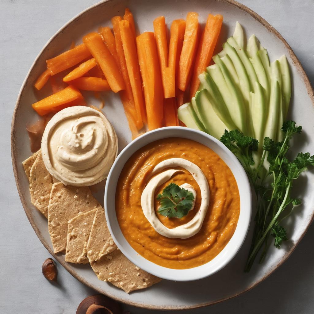alamilangsing's tweet photo. Wortel + Hummus = Pasangan Sehat yang Sempurna! 🥕💚 Potong wortel jadi batang kecil dan nikmati bersama hummus. Wortel bawa vitamin A, hummus bawa protein &amp; lemak sehat. Camilan sehat yang bikin energi dan kesehatan kamu bertambah! 💪😋 #CamilanSehat #AlamiLangsing https://t.co/3HYfgAQRsd