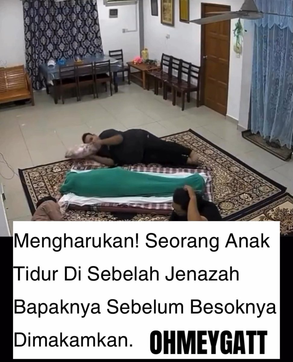 Sosmedrecehh's tweet photo. YAALLAH SEDIHNYA😢 KALI TERAKHIR TIDUR BERSAMA AYAH 😭

- A Thread — https://t.co/WeG5M0ARbq