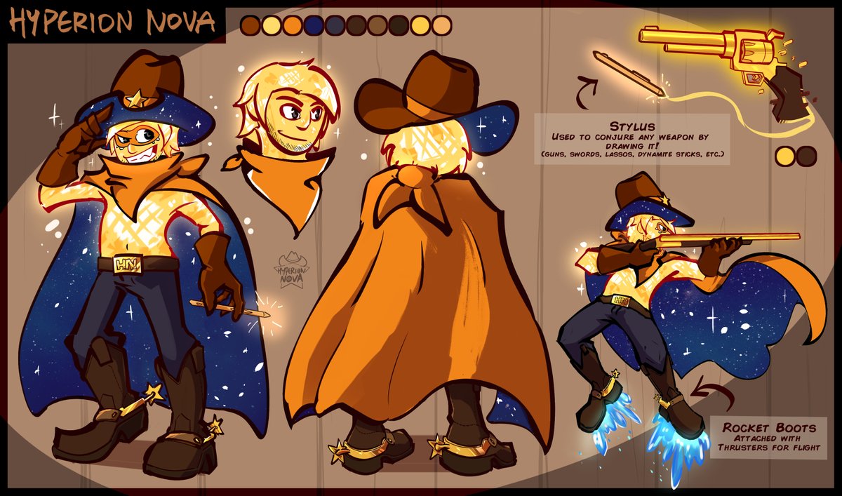 new year, new space cowboy ref!
about time he had a proper reference sheet 🤠🌠