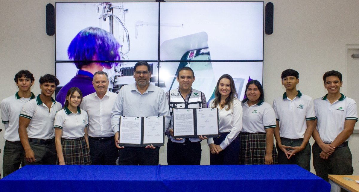Ehui's tweet photo. Implementará Conalep Sonora Modelo de Educación Dual con apoyo de Coparmex
~Estudiantes del quinto semestre del plantel Hermosillo I, de la carrera de Administración, formarán parte del proyecto.

https://t.co/bqGx2W43JX https://t.co/eUwSIOZ81M