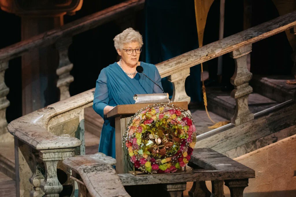 'Science is truly international and unites people across borders.' '120 years ago, Marie Skłodowska Curie was the first woman to be awarded the Nobel Prize in Physics. I am the fifth.' 'I hope that this is a new trend, which will inspire new generations!' -Anne L’Huillier.