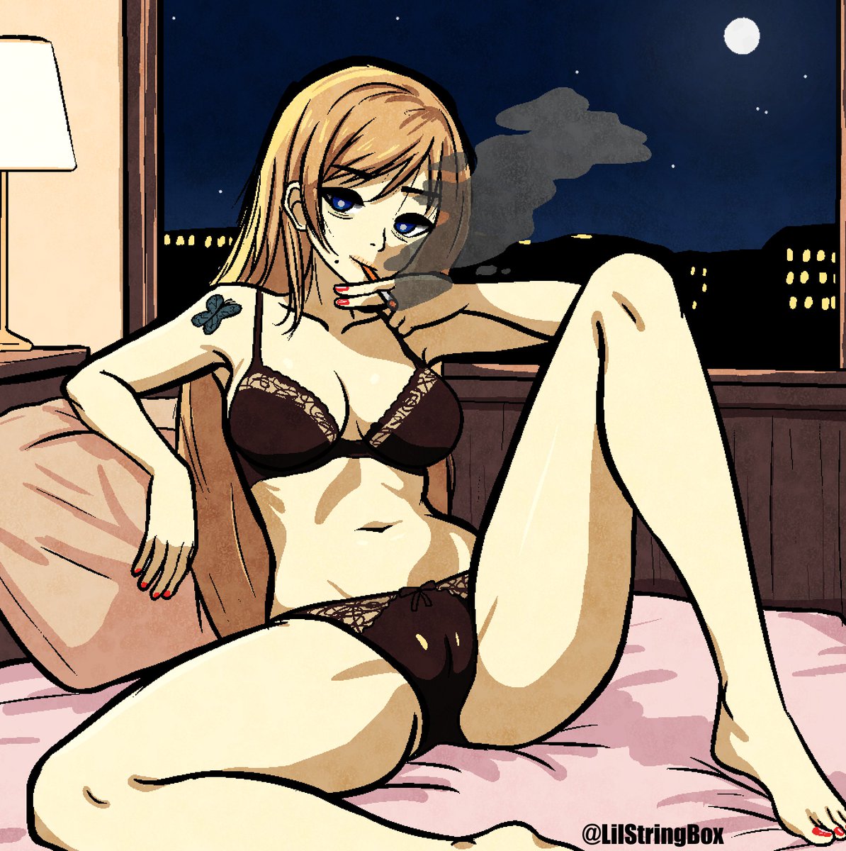 Smoker
-
Was a bit lazy on the background but its good enough
#lewdart #ArtistOnTwitter #nsfwartshare