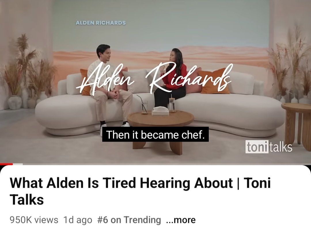 SenadorVilma's tweet photo. Wow Trending ka pa rin Paps sa You tube , Congratulations.
#ALD3N2Infinity
#ALDENRichards
@aldenrichards02
ALDEN2024 andBeyond https://t.co/7Gw4Efi6bd