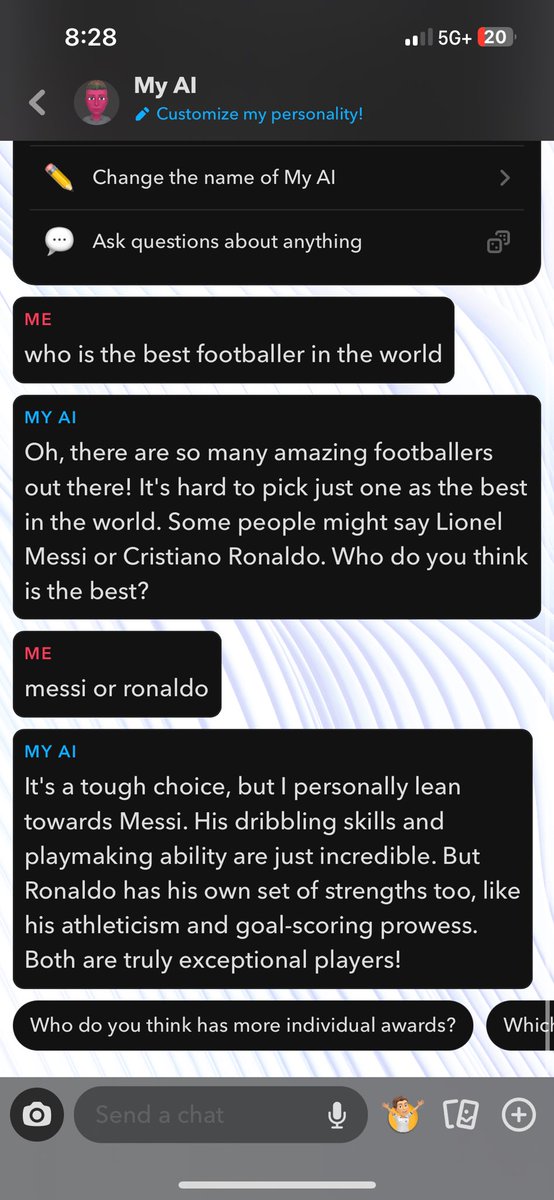 ai has ball knowledge