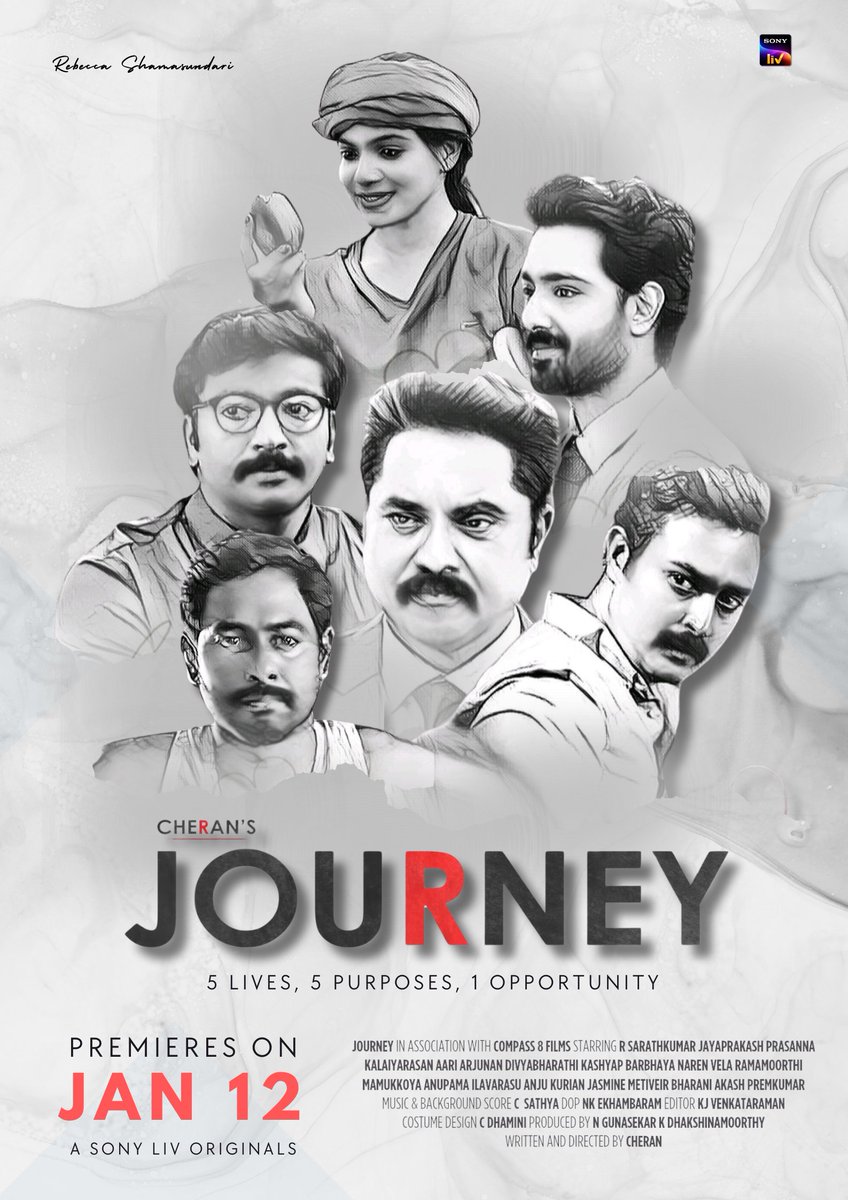 RShamasundariS's tweet photo. பயணங்கள் முடிவதில்லை 👣

The journey never ends 👣

@directorcheran's #JOURNEY ❤️

Catch the premiere of this web series on @SonyLIV on January 12th..!

TRAILER ⬇️
https://t.co/f9WptR0UGJ

#CHERANSJOURNEY
#CHERAN37 https://t.co/IlpKqItcRI
