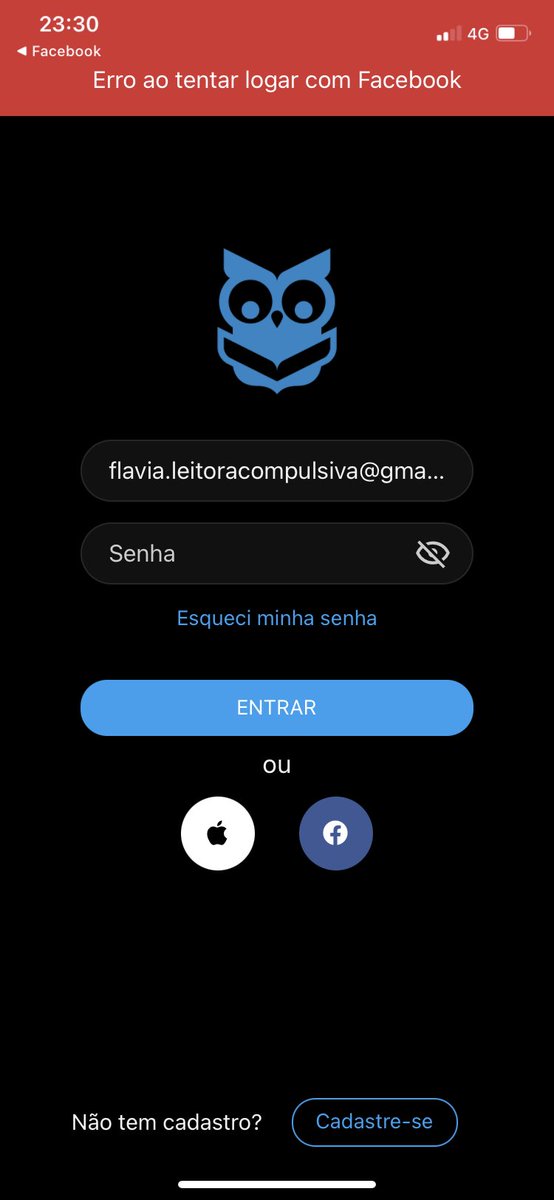 _flaleitte's tweet photo. @skoobnews  tentando entrar pra atualizar o diário de leitura mas não tá indo Skoob me socorre aqui https://t.co/9hgQT1dr1N