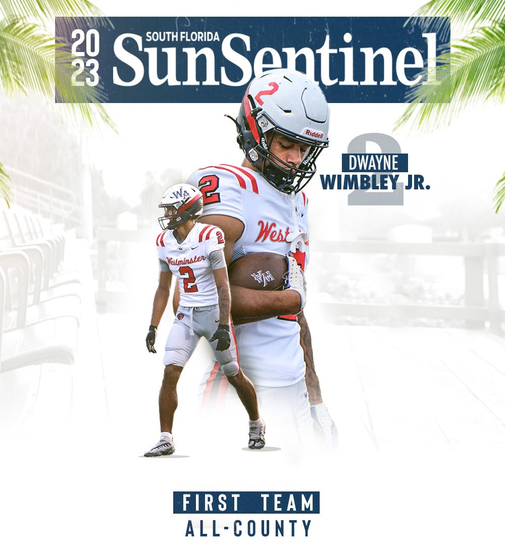 WALionsFB's tweet photo. Congratulations to Junior Dwayne Wimbley Jr @iamdwayne_1 on being named to the @SunSentinel 1st Team All-County‼️ https://t.co/2AVY6anVwQ