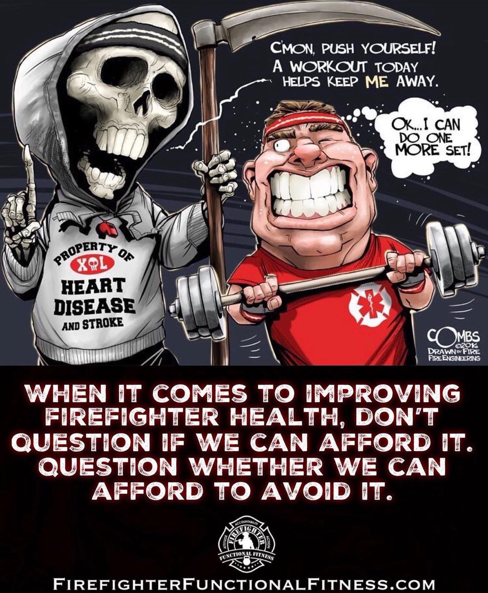 When it comes to improving firefighter health, don’t question if we can afford it. Question whether we can afford to avoid it. FirefighterFunctionalFitness.com Illustration: Paul Combs
