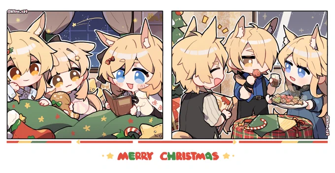 ニアール家のクリスマス🎄✨  #アークナイツ #Arknights #明日方舟