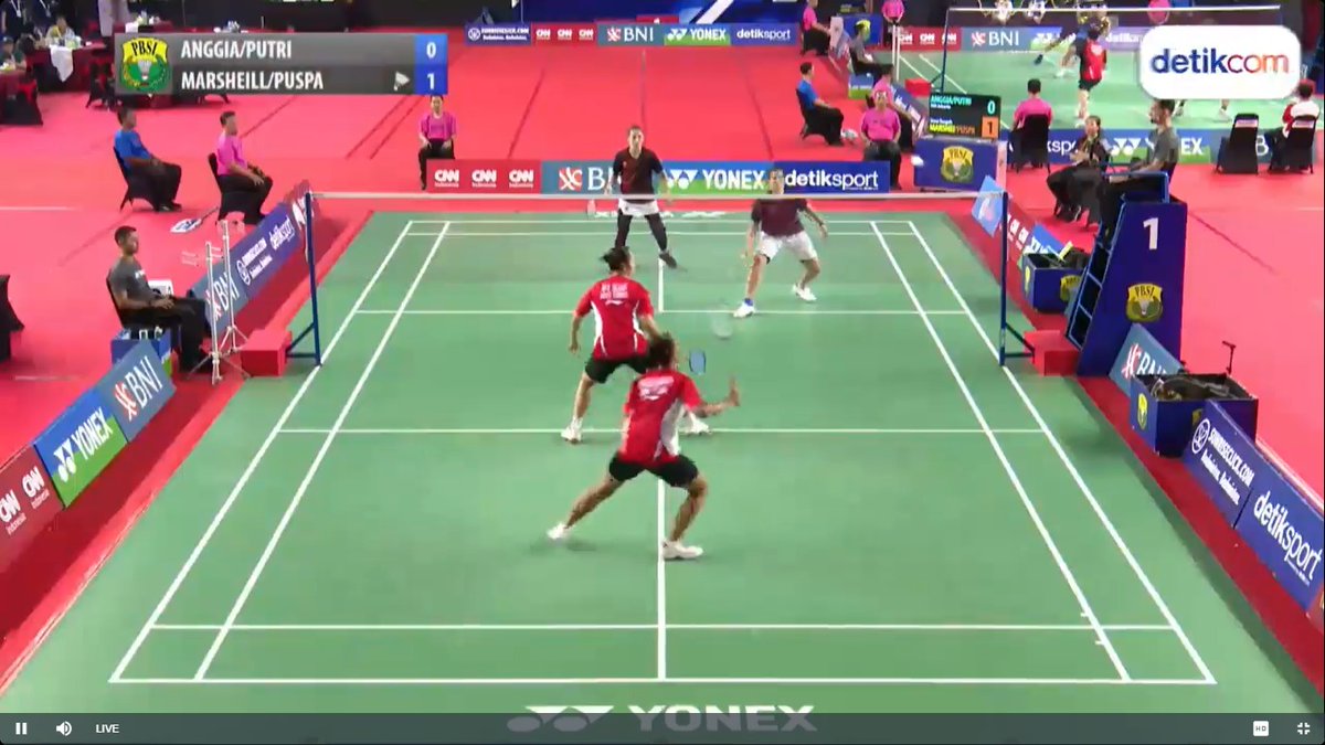 haikal79675143's tweet photo. Kita bakal tahu hasil Lengkap semi final BNI Kejurnas PBSI di sini loh..
#BNIKejurnas2023 https://t.co/33mgrjlcxN