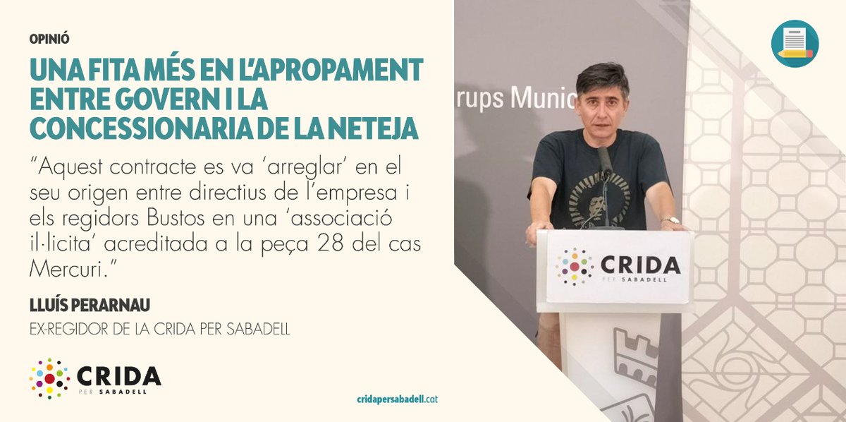 Crida per Sabadell tweet media