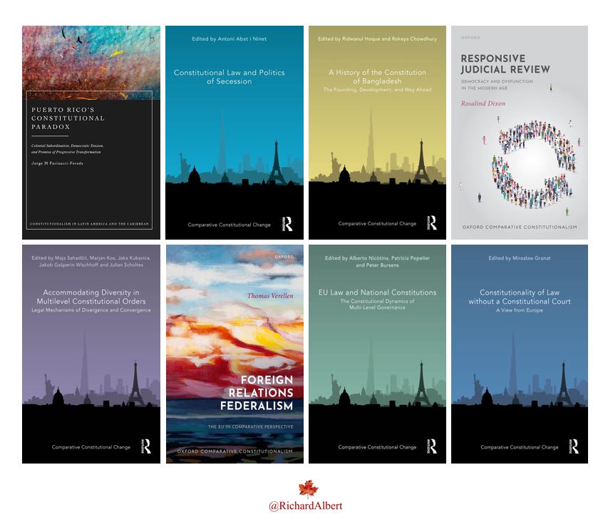 🎉 In 2023, we published these 8 truly outstanding books in the 3 Series I co-edit.

We invite you to publish with us in 2024. Send us your book proposals! Details below--

Hart: bloomsbury.com/ca/series/cons…

Oxford: global.oup.com/academic/conte…

Routledge: routledge.com/Comparative-Co…
