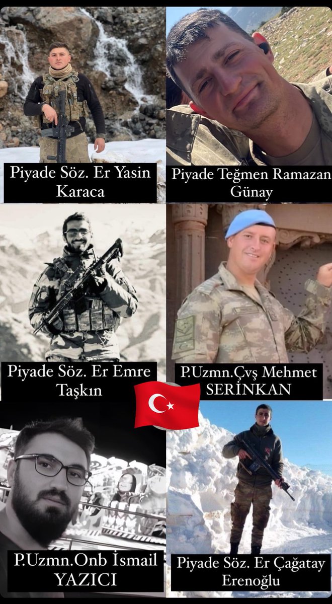 Yarınlar var olsun diye, yarınlarından vazgeçen yiğitler…🇹🇷

 #Hakkari
#sehidinvarTurkiye