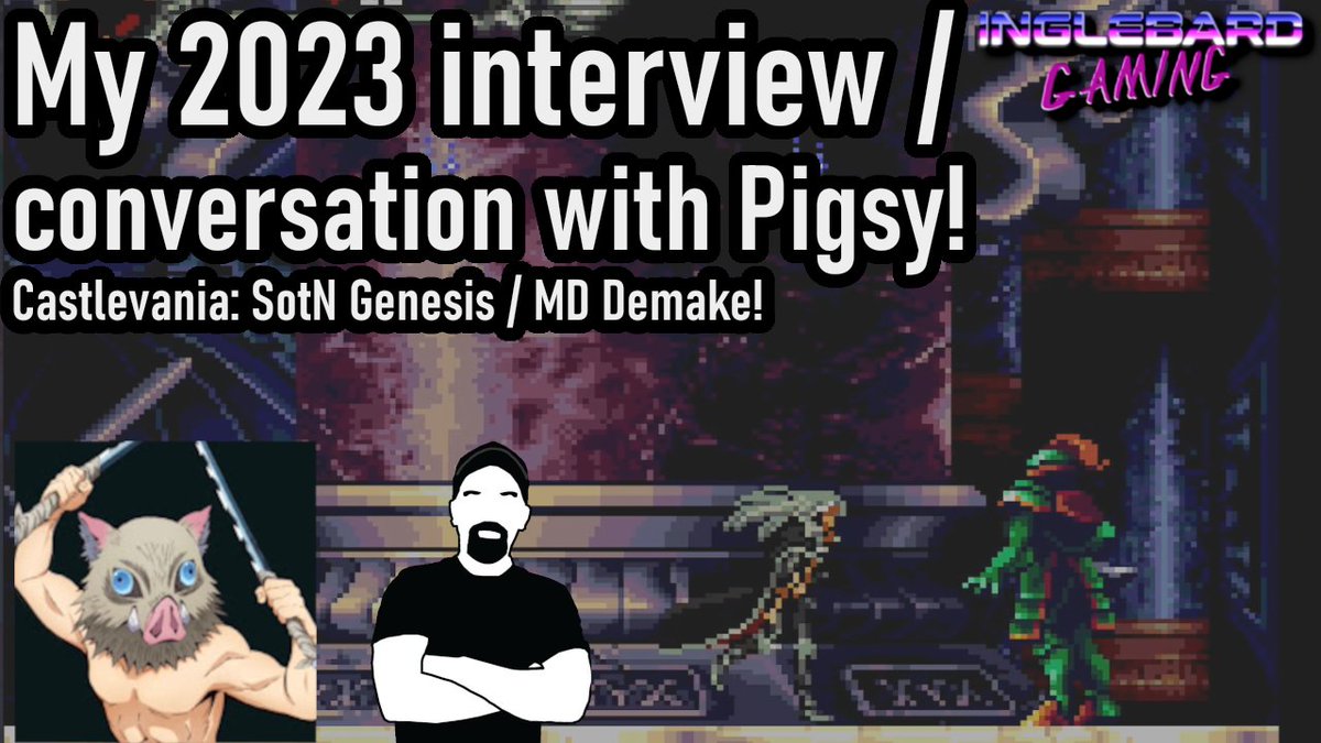 After approximately a million hours uploading to YouTube, here it is! My latest video, an interview/discussion with Pigsy about (among other things) the #SegaGenesis Symphony of the Night demake!

Link: youtu.be/lUKBDf7pZY4
#megadrive #castlevania #gamedev #sgdk #deflemask