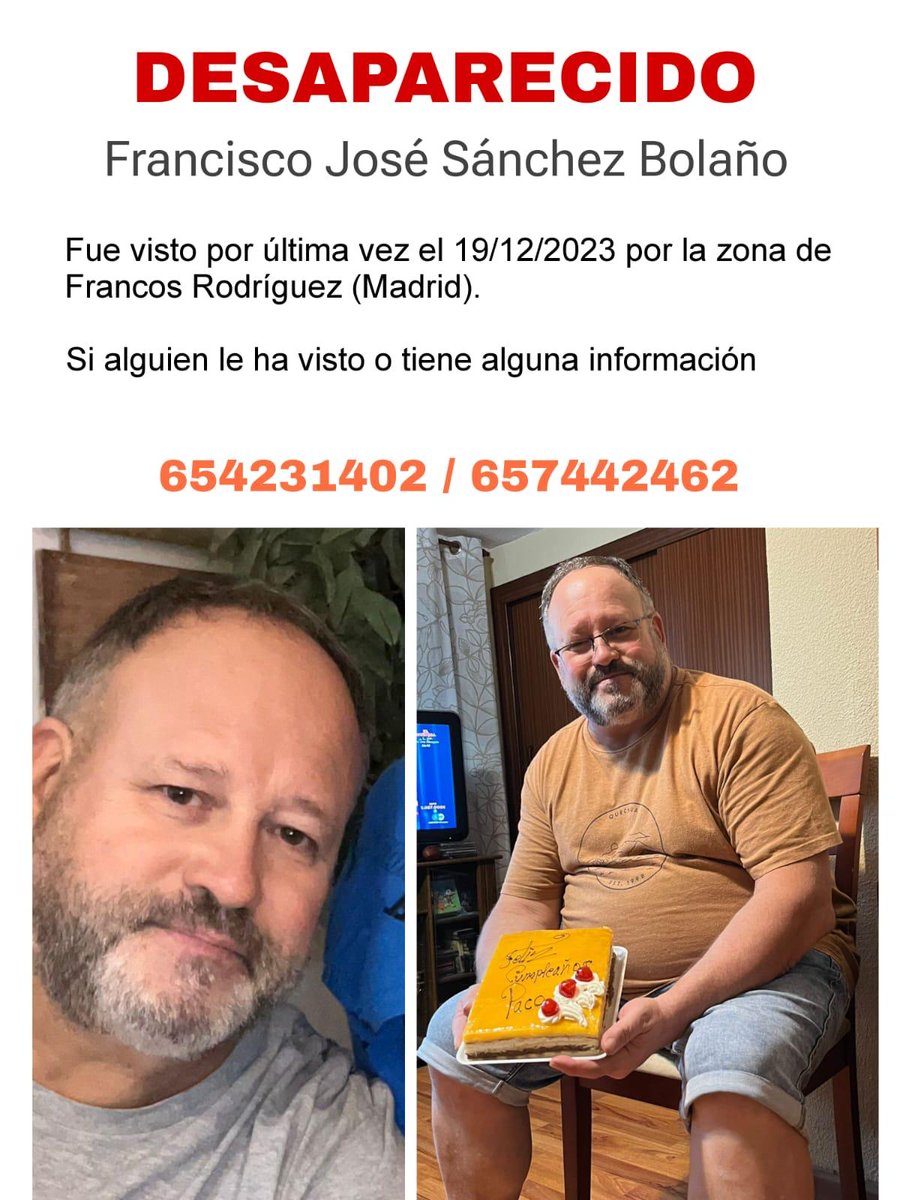 Por favor difundid, es el hermano de una amiga