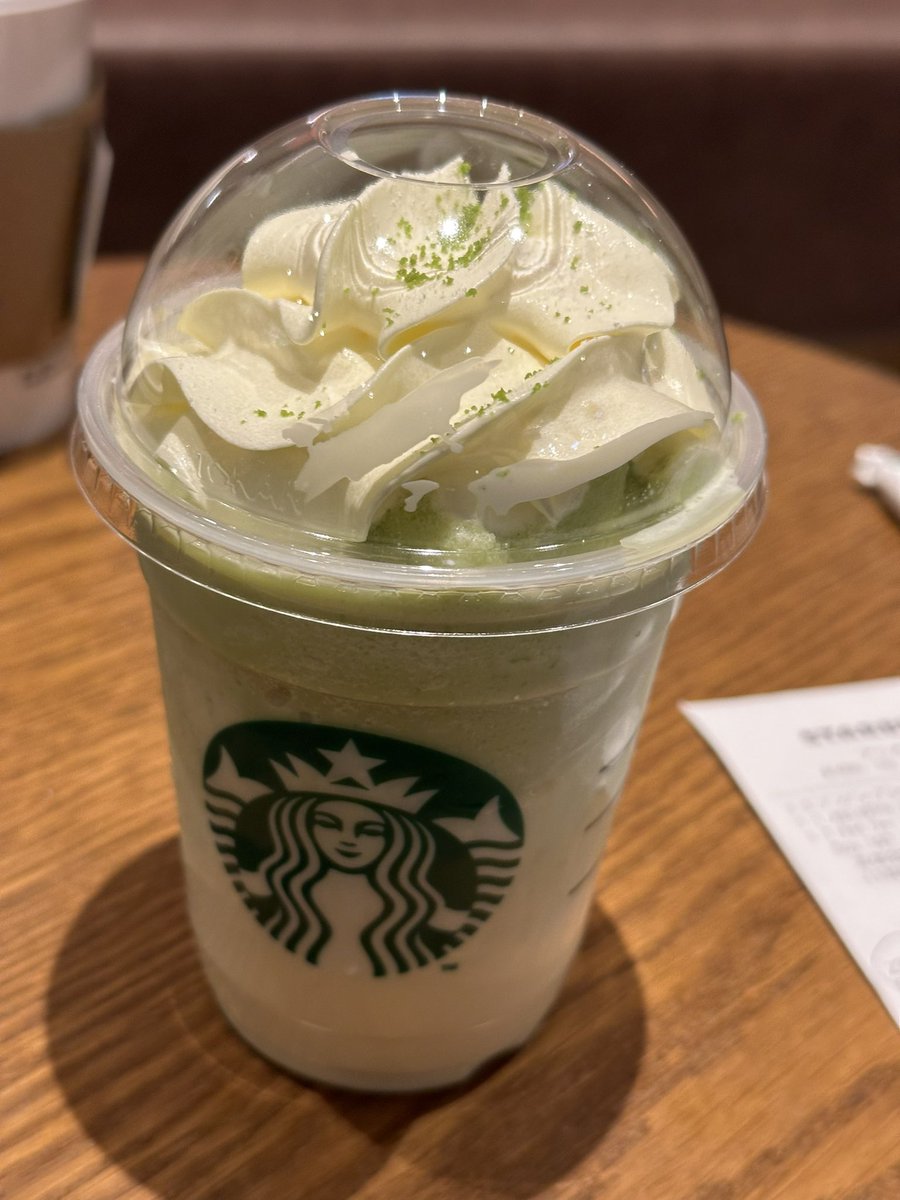 S9tarai's tweet photo. メルティホワイトピスタチオフラペチーノ

#スタバ https://t.co/PbiLjnM0AA