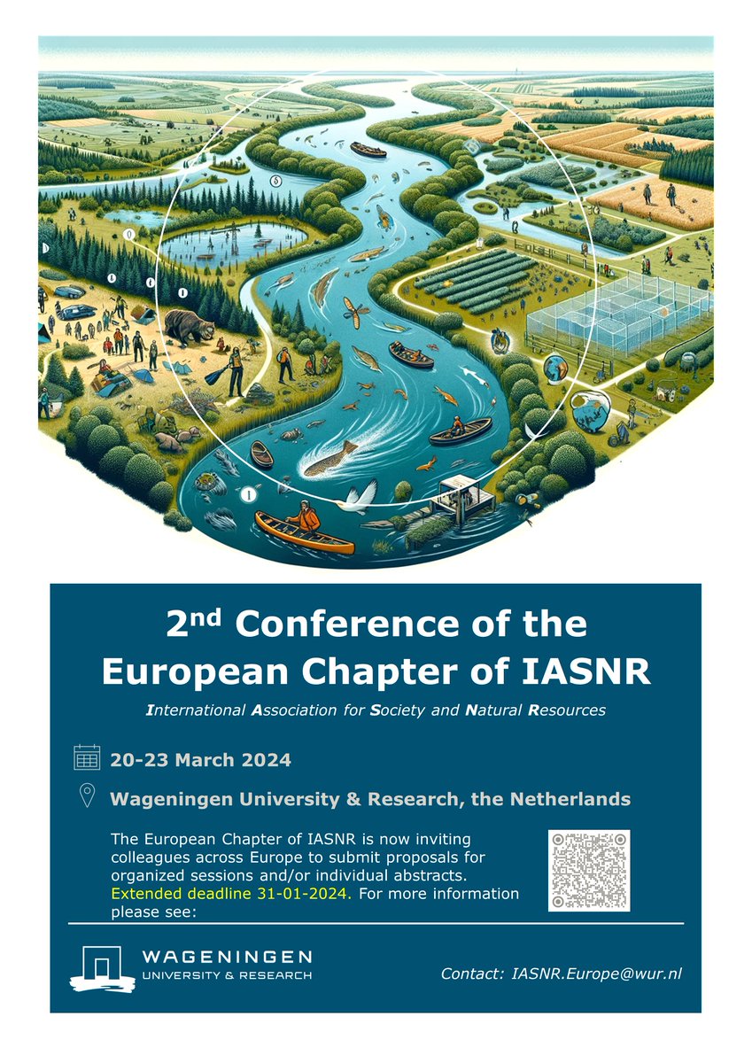 Tanja Straka (@tanjastraka) on Twitter photo Abstract submission open until 31st Jan 2024 for the second conference of the European Chapter of #IASNR at Wageningen University & Research, 20-23 March 2024. Please find more details below. <a href="/DresselSabrina/">Sabrina Dressel</a> <a href="/sarah_gottwald/">SarahGottwald</a> @M_Drijfhout <a href="/info_iasnr/">IA Society & Natural Resources (IASNR)</a> #MariannePenker #LauraSaggiamo Abstract submission open until 31st Jan 2024 for the second conference of the European Chapter of #IASNR at Wageningen University & Research, 20-23 March 2024. Please find more details below. <a href="/DresselSabrina/">Sabrina Dressel</a> <a href="/sarah_gottwald/">SarahGottwald</a> @M_Drijfhout <a href="/info_iasnr/">IA Society & Natural Resources (IASNR)</a> #MariannePenker #LauraSaggiamo