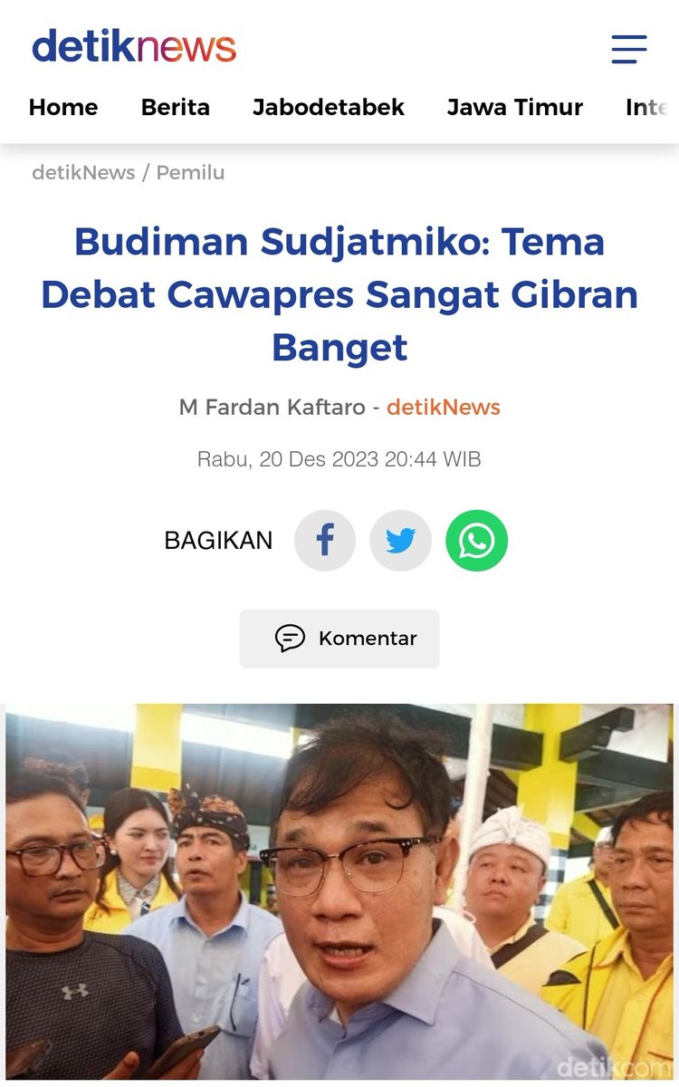 Penampilan mas <a href="/gibran_tweet/">Gibran Rakabuming</a> semalam keren banget, pemaparan visi misi paling lengkap dan lugas. Disesi tanya jawab, mas Gibran selain membuat 2 cawapres ga berkutik karena bukan tandingannya juga bikin kagum para pemirsa. Pagi ini di X land para haters Anak Ingusan dan buzzeRp