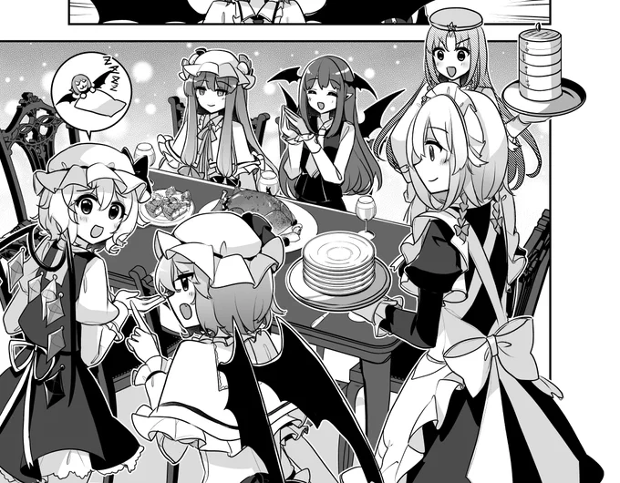 家族団らん紅魔館!