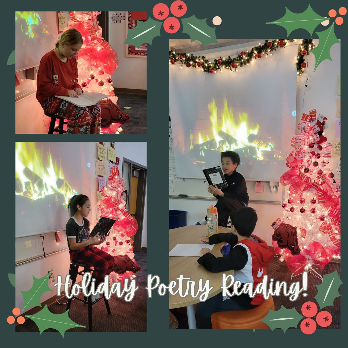 Loved wrapping up the last school day of 2023 by listening to my students share their poetry!  They were so incredibly supportive of each other! ❤️📝 #WritingCommunity @3rdSparks <a href="/SparksElemFISD/">Sparks Elementary</a> <a href="/C_E_Dellinger/">CarrieDellinger</a>