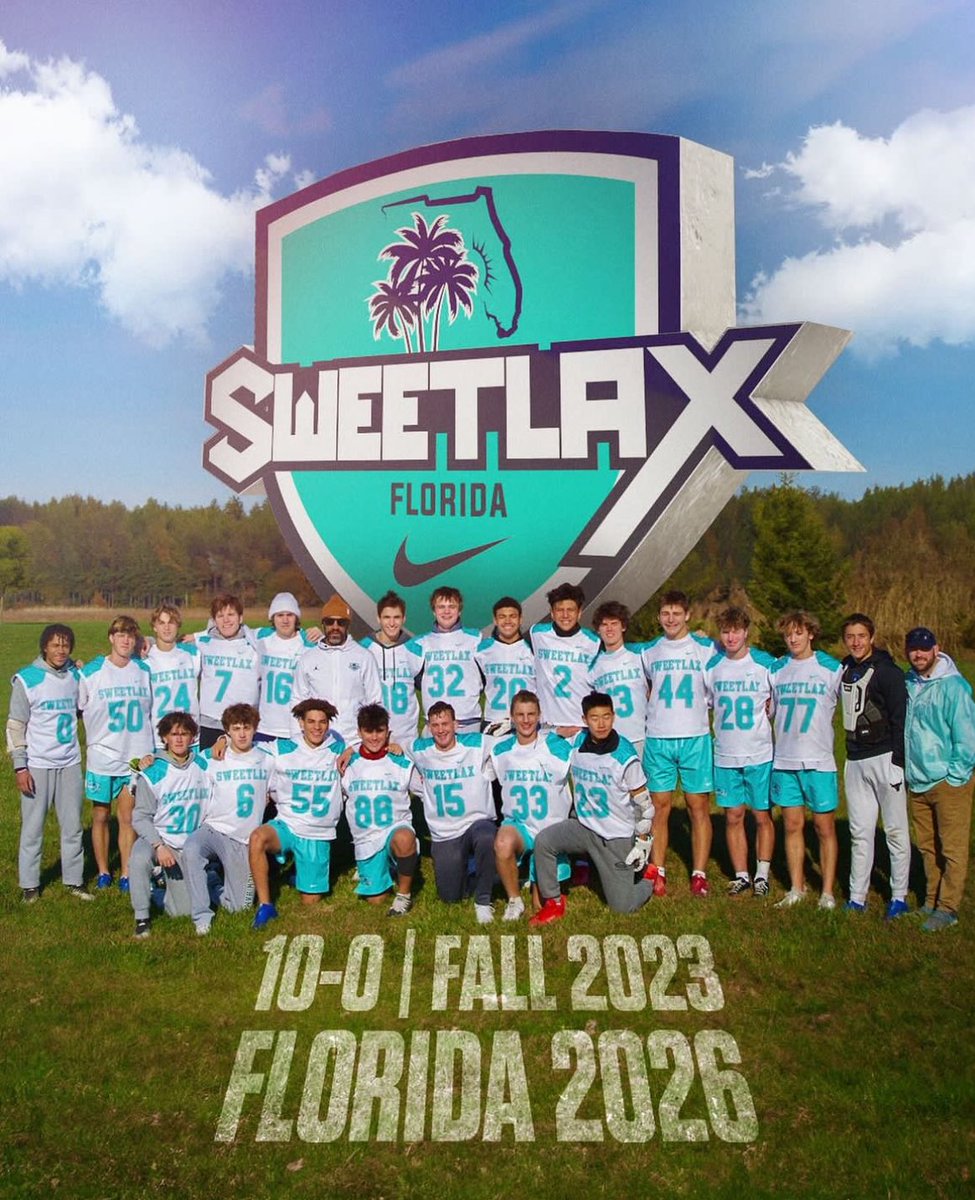 Sweetlax_Fla's tweet photo. 10-0 Fall for our 2026’s. 🍂🏆 https://t.co/7UWZFDqxTT
