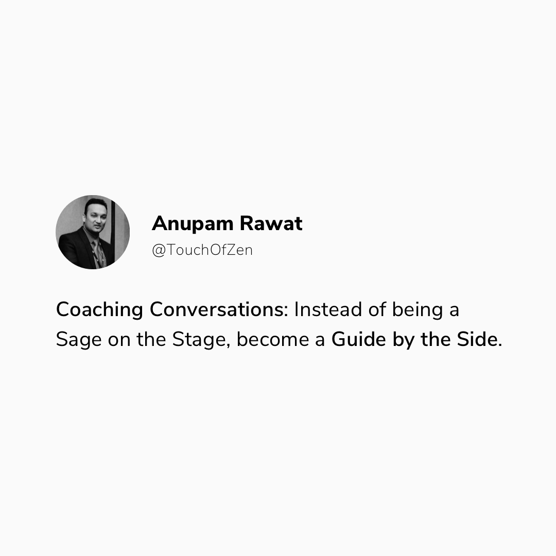 touchofzen's tweet photo. Coaches empower people to self discovery &amp; collaborate for their success.
-
Coaches create a ‘safe space of limitless possibilities’.
-
Who were the coaches that inspired you to become a great coach?
-
#coaching, #coach, #guide, #inspiration, #leadership, #learning, #mentoring https://t.co/ulpCTWjMv3