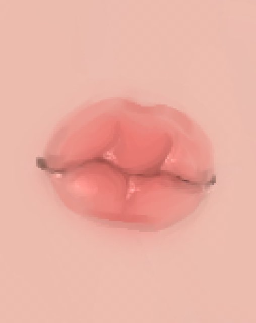 Best lips I’ve ever drew like omg (credits to puririkaaa from TikTok) Twitter it not doing this pic justice