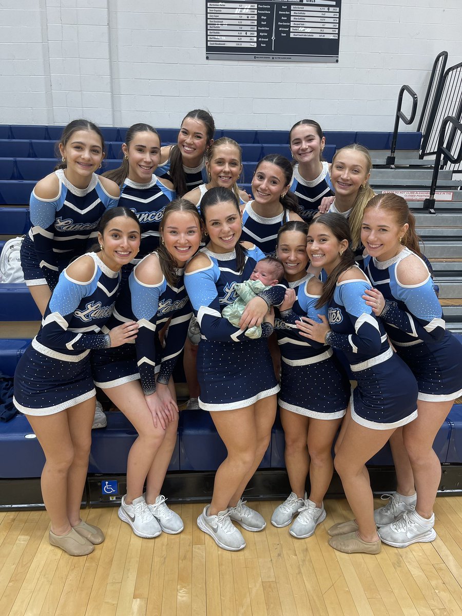 LPMrsFischer's tweet photo. Came for @LPBoysBBall but got to see our favorite @LPLancettes! 💙🩵🤍 https://t.co/3W4luWmhlf