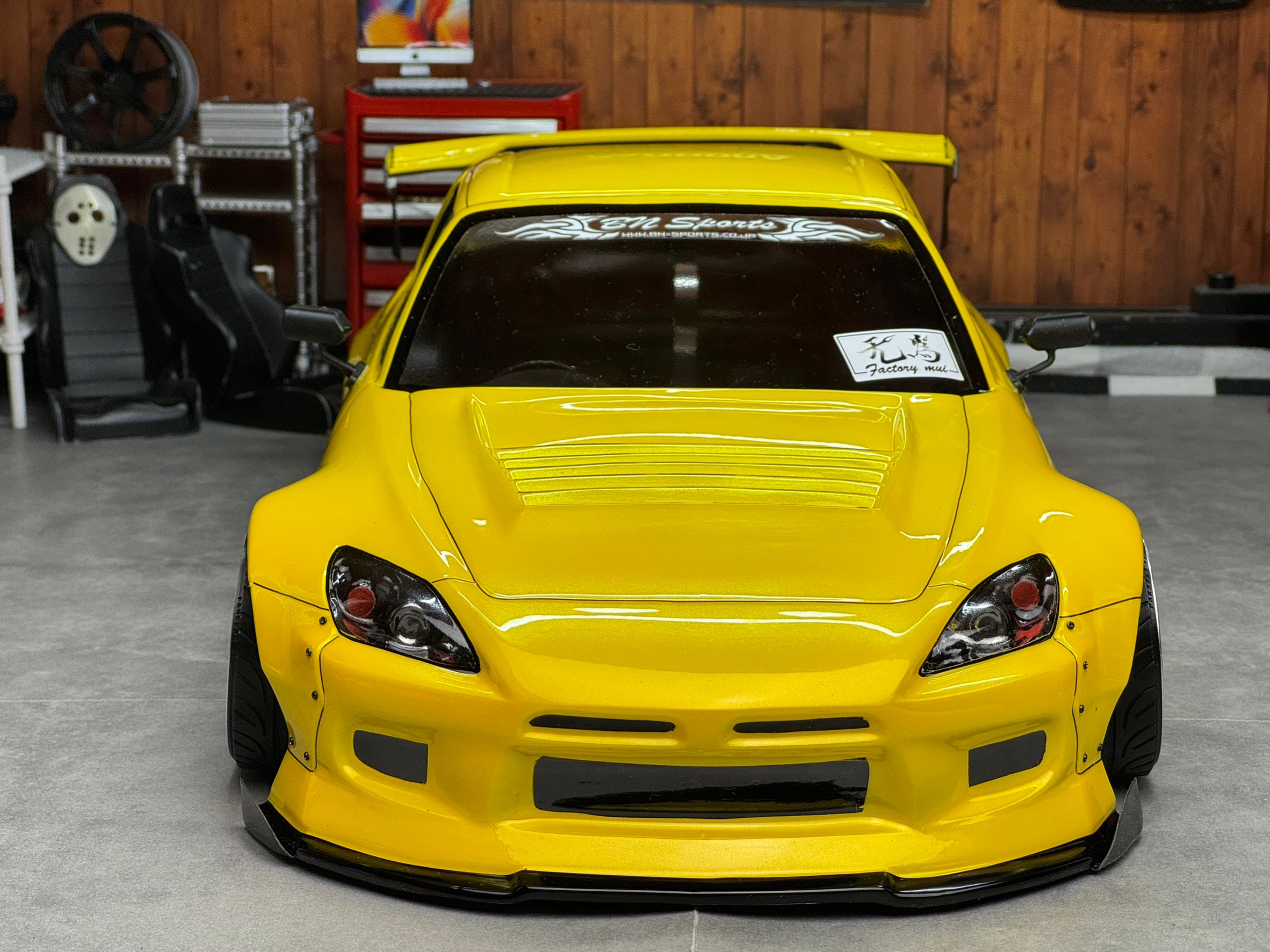 ホビーラジコン PandoraRC HONDA S2000 RC 1/10 Honda S2000 BLS-Light Clear Body Set Unpainted