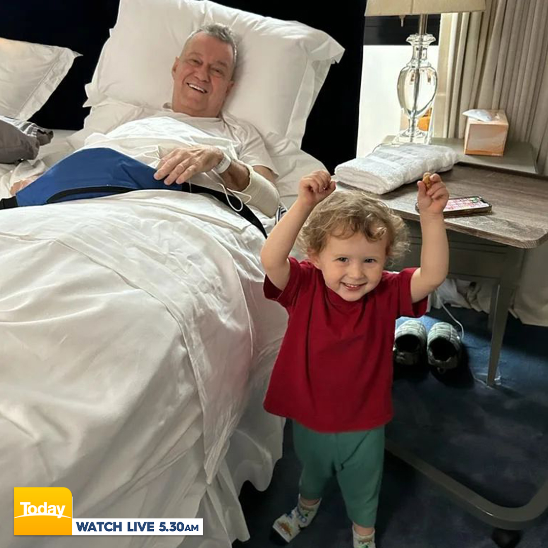 'Scottish genes are tough.' Jimmy Barnes is now back home for Christmas with his family after having open heart surgery. #9Today