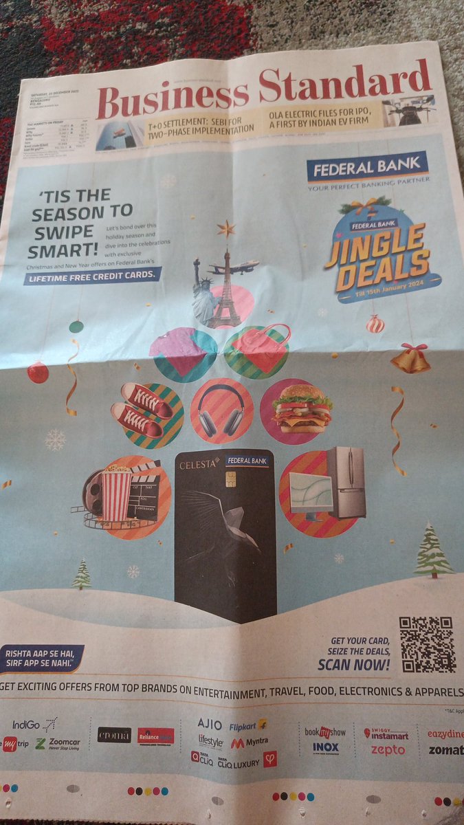 nbaid88's tweet photo. @FederalBankLtd why spend so much on adds when the offer is not applicable to us. I have more than 6 banks credit cards and it says I am not eligible. What a joke. https://t.co/bmTnjPHWoY