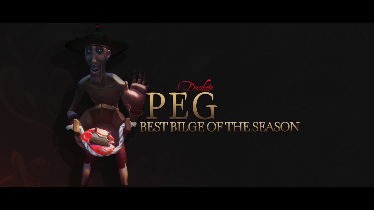 The Golden Sailor Award for best Bilge goes to Peg! Congratulations!!!🥇