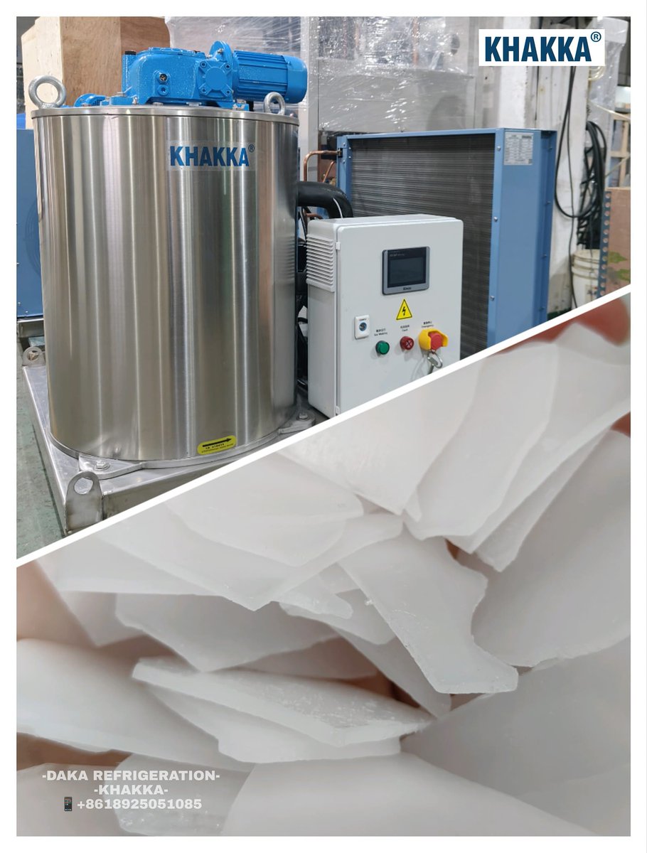 DakaFreezer's tweet image. 📷 Flake ice machine factory in China
📷 KHAKKA ice machine 0.3T to 80T
📷 Air-cooled and water-cooled type
380v/50hz/3p,
220v/60hz/3p,
440v/60hz/3p……
📷 Fendy Deng /Marketing Director
📷 WhatsApp: wa.me/+8618925051085
📷 dakafreezer.com
#freshwater #flakeicemachine
