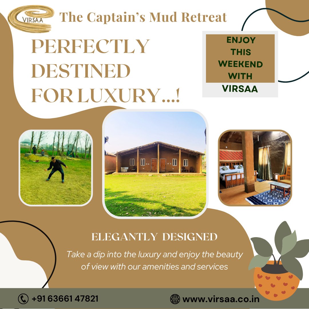 VirsaaMudHouse's tweet photo. Get ready to turn your travel dreams into a glamorous reality! Imagine cooking your favorite food on chulha. It's the perfect fusion of village essence, where you can immerse yourself in nature. You can experience village stay in a luxurious way.
#virsaathecaptainmudretreat #fun https://t.co/QWgGzq2Xl4