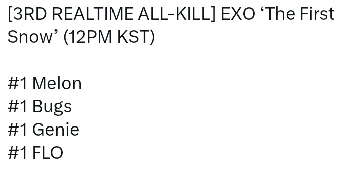BBHE_'s tweet photo. -سومین آلکیل فرست اسنو هم گرفتیم.. پر از افتخار شدم..😌
3ND REALTIME ALL-KILL
#TheFirstSnow_3nd_RAK https://t.co/cEfnkGRz15