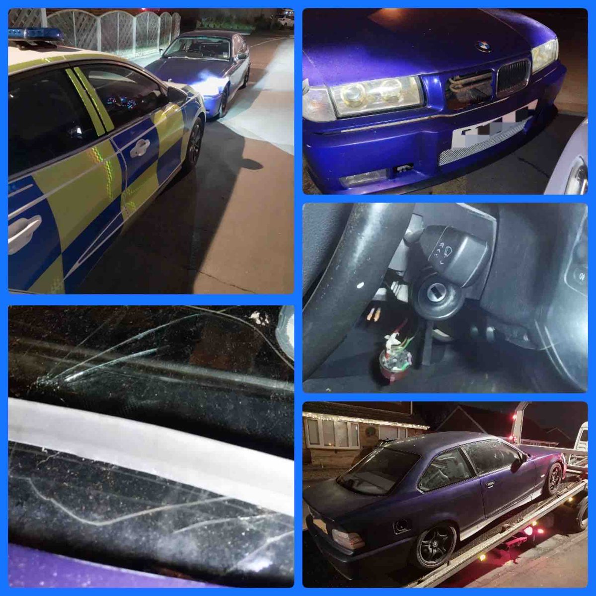 HumPolSpecials's tweet photo. #Holderness 
Thanks to members of the public acting on their suspicions &amp; contacting us, the S/Sgt from Hedon was able to secure &amp; recover this suspected stolen &amp; dangerously unroadworthy vehicle. 
#SaferCommunities
#SeeItReportIt https://t.co/FoC1CtbpMI