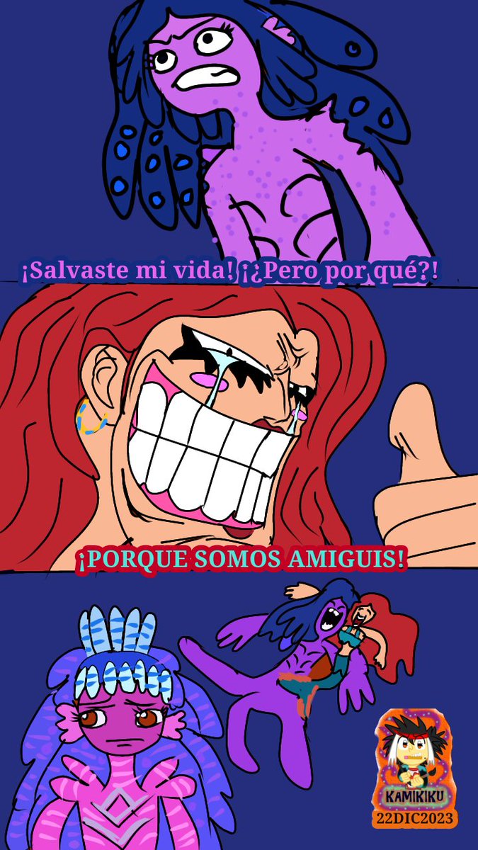 DrawingKamikiku's tweet photo. Era justo y necesario un Curi de One Piece con Krakens y Sirenas.
#CuriOnePiece #OnePiece #RubyGillmanTeenageKraken #rubygillman #Chelseavanderzee #ChelseaRubyGillman #KrakensYSirenas #bonclay https://t.co/I6PpokIAlS