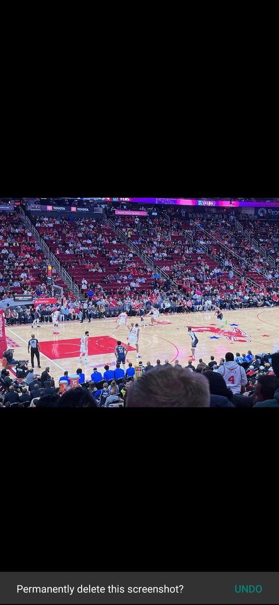 Me and my Daughter hanging out @ The Rockets Game !! Let's go Rockets