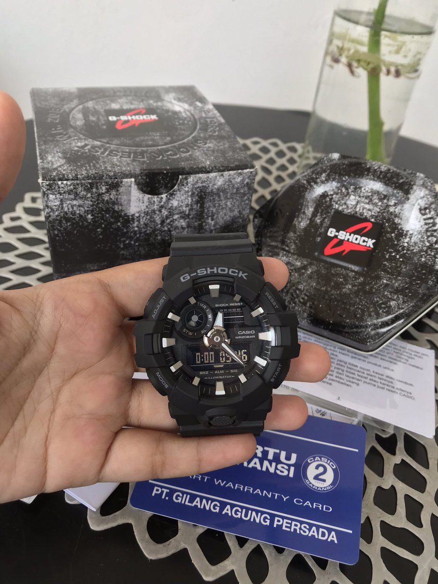 byshine's tweet photo. WTS | Want To Sell

Jam tangan Casio G-Shock Original. Belum pernah dipake, Garansi 2 tahun. harga 800k. bisa lewat shopee.

#zonauang #zonaBU https://t.co/NTWBmNO2gR