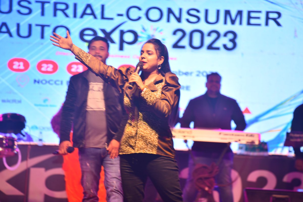 NOCCiBalasore's tweet photo. ASIMA PANDA voice enthralled the audience of #Industrial_Consumer_Expo #AutoExpo2023
@NocciBizPark  some highlights
#Industrialproducts #consumerproducts #EVGallery #plasticindustry #automobile #businessopportunity
#FoodZone #Funzone #MinaBazar #livefood #musical
@DBalasore https://t.co/H3uheE1iFL