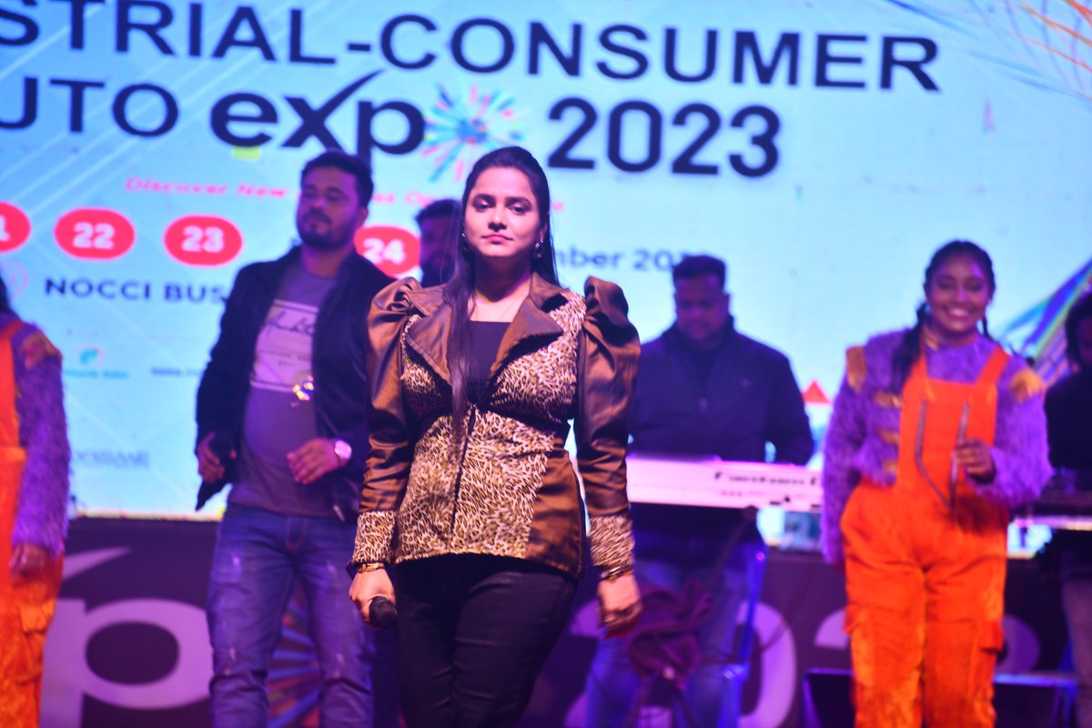 NOCCiBalasore's tweet photo. ASIMA PANDA voice enthralled the audience of #Industrial_Consumer_Expo #AutoExpo2023
@NocciBizPark  some highlights
#Industrialproducts #consumerproducts #EVGallery #plasticindustry #automobile #businessopportunity
#FoodZone #Funzone #MinaBazar #livefood #musical
@DBalasore https://t.co/H3uheE1iFL